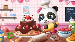 MIUMIU  MEMBUAT KUE ULANG TAHUN |MIUMIU DAN LILI PENJAGA TOKO ROTI |Dunia bayi panda