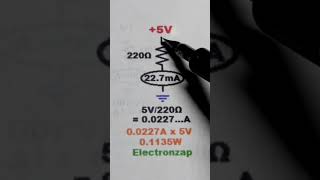 2nd My Max Recommended Voltage Across Common Resistor Values Explained #shorts #short #electronics