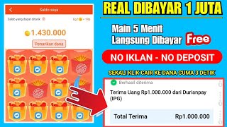 SEKALI KLIK CAIR 1 JUTA🤑 Game Penghasil Saldo Dana Gratis 2024 - Apk Penghasil Saldo Dana Tercepat