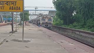 Another Local Train Stops and Departs Abada