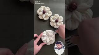 "Winged Delight: Steamed Bun flower 🌺Art"#shorts #short #viralshorts#shortfeed#shortvideos#youtube