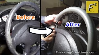 Don't buy typical steering wheel covers - Stitch steering wheel cover instead, Here's how