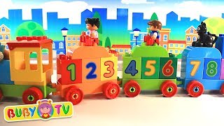 Lego Duplo trenino numeri colori 🚂 🙂 ✏️ Video educativi per bambini