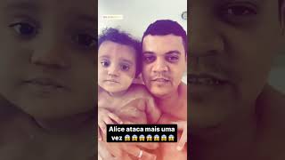 Vacilou com alice,ela não perdoa kkkkkkk