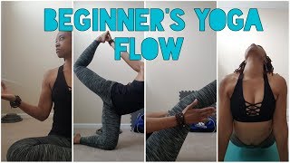 Beginner's Yoga Flow | Sun Salutation A + Abs | GatHouse Fitness [95]