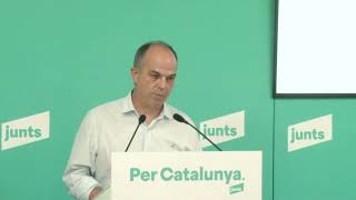 Junts justifica l'avançament del congrés per la "ruptura del bloc independentista"