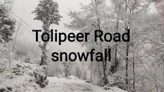 Tolipeer road today with heavy snow, 23/01/2021.