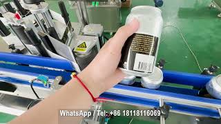 Automatic Round Bottle / Can Carbonated Beverage Self Adhesive Labeling Machine (2400CPH) Test