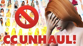 SIMS 4: CC UNHAUL // LETS DELETE CC