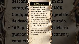 Éxodo 31, 15-16 #dios #biblia #versiculodeldia