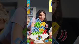 bloques juego para compartir en familia y amigos Tetris Tower, Balance Toy, Torre de Equilibrio