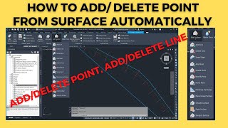 Automatic add and remove surface point || how to add point to surface, delete point from surface ||