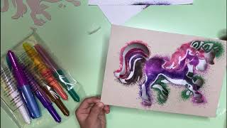 Unicorn//Magic Coloring//puzzle