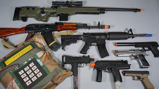 CS2 Main Weapon Toy Gun Airsoft - AK47 M4 Assault Rifle - AWP sniper rifle - Pistol Glock H&K USP