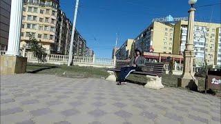 Walking Kaspiysk.Caucasian street (March 5, 2021)