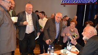 Varujan Vosganian   Intalnire cu oamenii de cultura din Tecuci 16 mai 2014