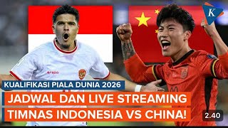 STATISTIK TIMNAS INDONESIA VS CHINA NANTI MALAM | KUALIFIKASI PIALA DUNIA 2026 ‼️