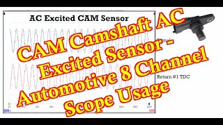 CAM Camshaft AC Excited Position Sensor | Automotive 8 Channel Scope Usage