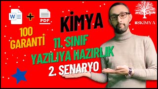 🔴💯Kimya 11. Sınıf 2. Dönem 2. Yazılıya Hazırlık - 2. Senaryo💯