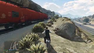 Hopping on the Train with "style" (GTA5)