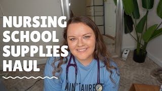 NURSING SCHOOL SUPPLIES HAUL 2020 - What You Need For Nursing School!