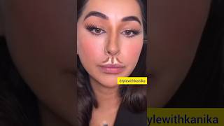 Lip contouring hack🤯😵‍💫lipstick hack💁🏻#youtubeshorts #makeup #shortsfeed #trending #lipstick