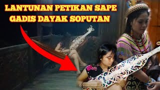 SAPE DAYAK || GADIS DAYAK SOPUTAN IRAMA SAPE #PalmaMusicProject