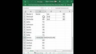 Large Function in Excel