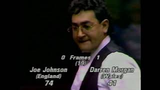 Joe Johnson v Darren Morgan 1990 World Championship Last 32