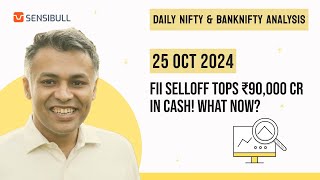 NIFTY & BANK NIFTY Analysis for Tomorrow | Stock Market Outlook | 25 October 2024, Friday