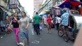 Walking Along Juan Luna Street Divisoria