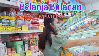 BELANJA BULANAN SEPTEMBER 2023 | KEBUTUHAN RUMAH TANGGA