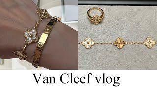 Van Cleef Diamond Alhambra and Ruby