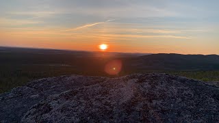 Amazing views of Lapland Finland during Midnight Sun!