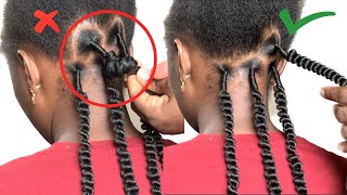 Avoid This When Making Corkscrew Twist Hairstyle / African Threading on Natural Hair