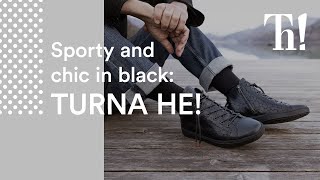 Thanks to the flexible sole, TURNA not only looks cool, but also promises great walking comfort.