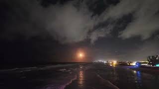 SpaceX Falcon 9 booster launch,  view from Daytona Beach - November 3rd, 2023