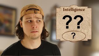 When your dnd character is intelligent... but you're not