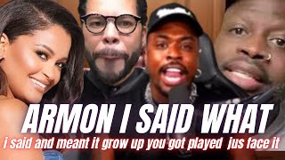 Funky Dineva RESPONDS To Armon Wiggins Spazzing Out On Him On Live