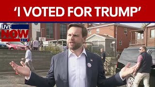 WATCH: JD Vance casts ballot, 'I of course voted for Trump" | LiveNOW from FOX