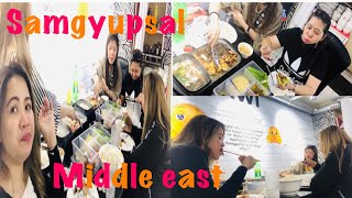 Kayle hugot resto in kuwait(samgyupsal) vlog#98