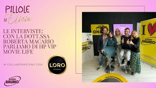 Intervista a Roberta Macario su HP VIP MOVIE LFE