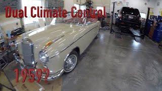 1959 Mercedes Dual Climate Control