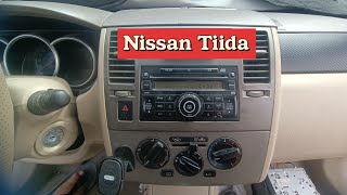 how to remove car stereo nissan tiida &versa 2007 to 2012