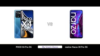 POCO X4 Pro 5G VS realme Narzo 30 Pro 5G | My Smart Choice