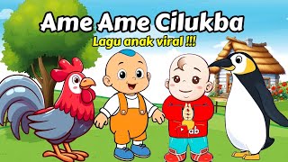 Pok Ame Ame Cilukba - Lagu Anak Viral - Lagu Anak Indonesia - Ayam Berkokok - Animasi Kartun Lucu