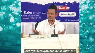 Gus Baha' - diminta doa agar pandemi segera berahir ini jawaban gus baha'