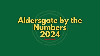 Aldersgate by the Numbers 2024