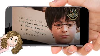 Video Invitacion Digital Animada Virtual de Harry Potter - recibiendo su primera carta de Hogwarts