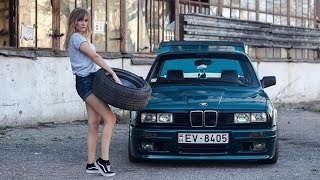 BMW E30 Восстановление и покраска ковра. BMW E30 Carpet Restoration and Painting.